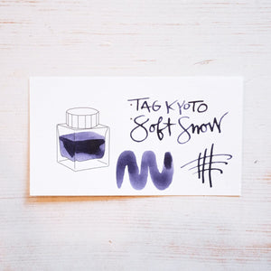 Kyo-Iro Ink Bottle: Soft Snow of Ohara Kyoto Ink TAG Kyoto 