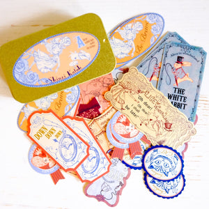 Shinzi Katoh Tin of Flake Stickers Sticker Papillon Press 