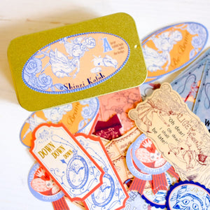 Shinzi Katoh Tin of Flake Stickers Sticker Papillon Press Alice I 