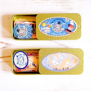 Shinzi Katoh Tin of Flake Stickers Sticker Papillon Press 