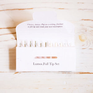 Lumos Full Creative Tip Set Refillable Fineliner Pen Tom's Studio 
