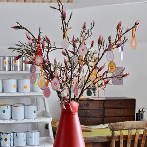 Two Dozen Egg Decorations Banner Cambridge Imprint 