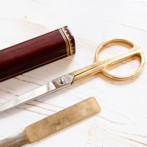Brass Scissor & Letter Opener Set
