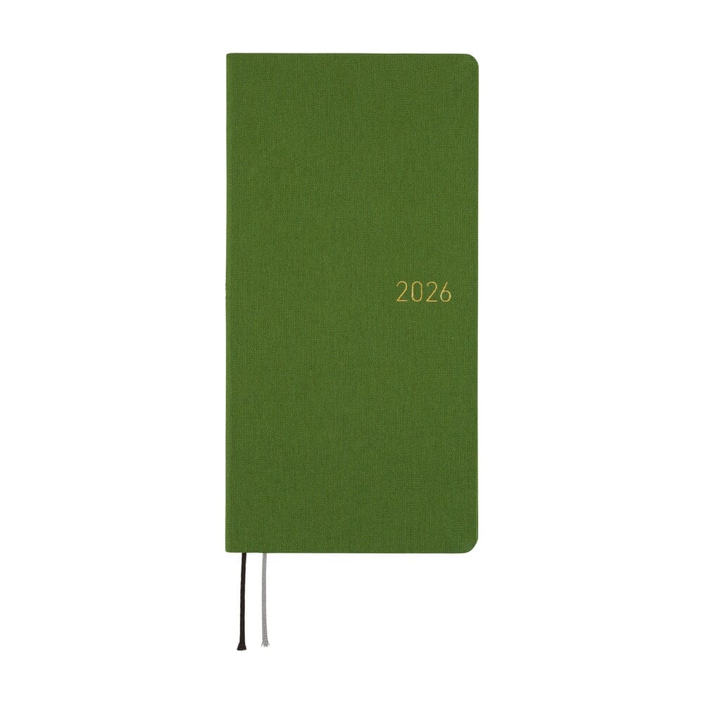 Hobonichi Techo 2026 Weeks: Antique Green Planner Hobonichi 