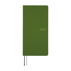 Hobonichi Techo 2026 Weeks: Antique Green Planner Hobonichi 