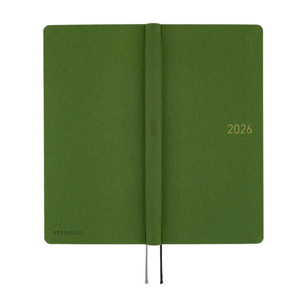 Hobonichi Techo 2026 Weeks: Antique Green Planner Hobonichi 