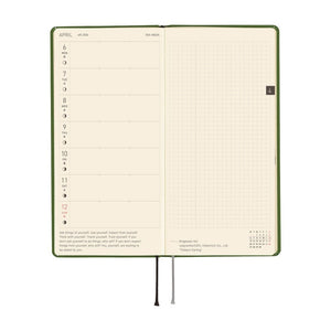 Hobonichi Techo 2026 Weeks: Antique Green Planner Hobonichi 