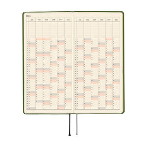 Hobonichi Techo 2026 Weeks: Antique Green Planner Hobonichi 