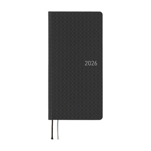 Hobonichi Techo 2026 Weeks: Paper Series: Black Gingham Planner Hobonichi 