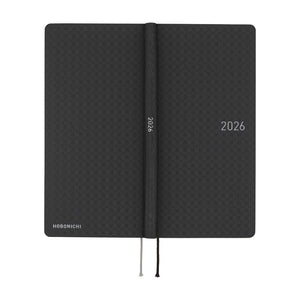Hobonichi Techo 2026 Weeks: Paper Series: Black Gingham Planner Hobonichi 