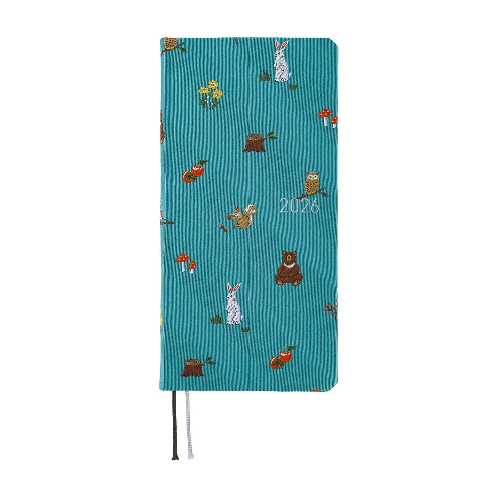 Hobonichi Techo 2026 Weeks: Bow & Tie: In the Forest Planner Hobonichi 