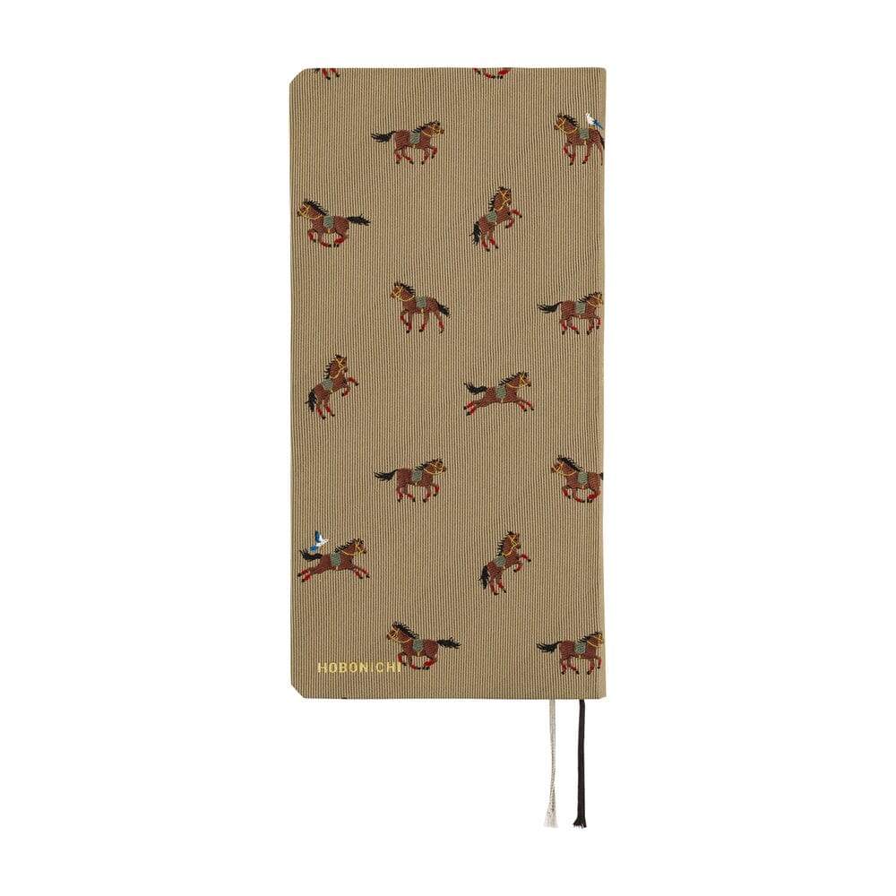 Hobonichi Techo 2026 Weeks: Bow & Tie: Galloping Horses Planner Hobonichi 