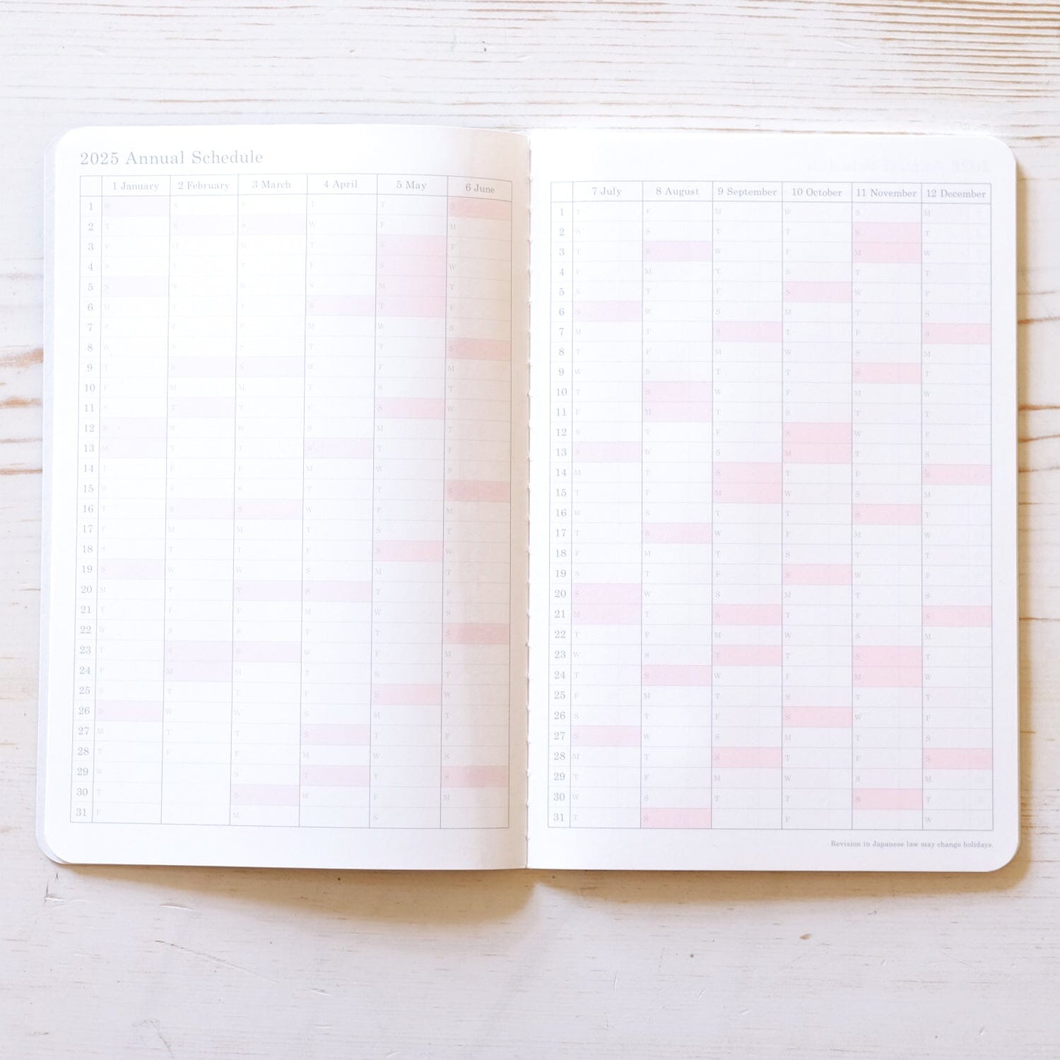 Stalogy Diary - B6 Slim - Monthly 2025 - Black Planner Stalogy 
