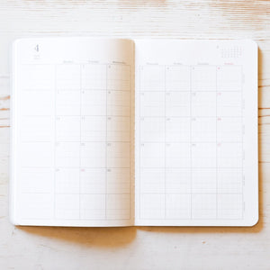 Stalogy Diary - B6 Slim - Monthly 2025 - Black Planner Stalogy 
