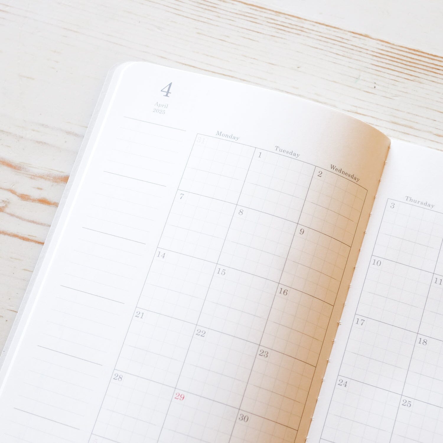 Stalogy Diary - B6 Slim - Monthly 2025 - Black Planner Stalogy 