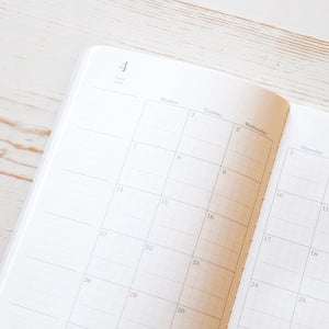 Stalogy Diary - B6 Slim - Monthly 2025 - Black Planner Stalogy 