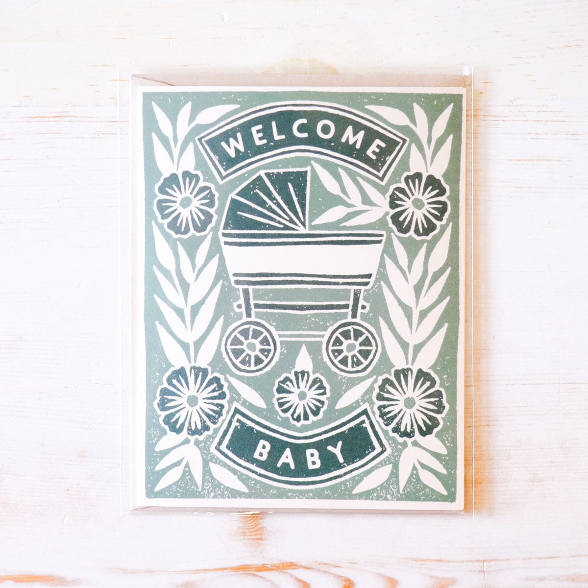"Welcome Baby," Greeting Card Greeting Card Katharine Watson 