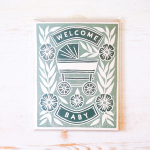 "Welcome Baby," Greeting Card Greeting Card Katharine Watson 