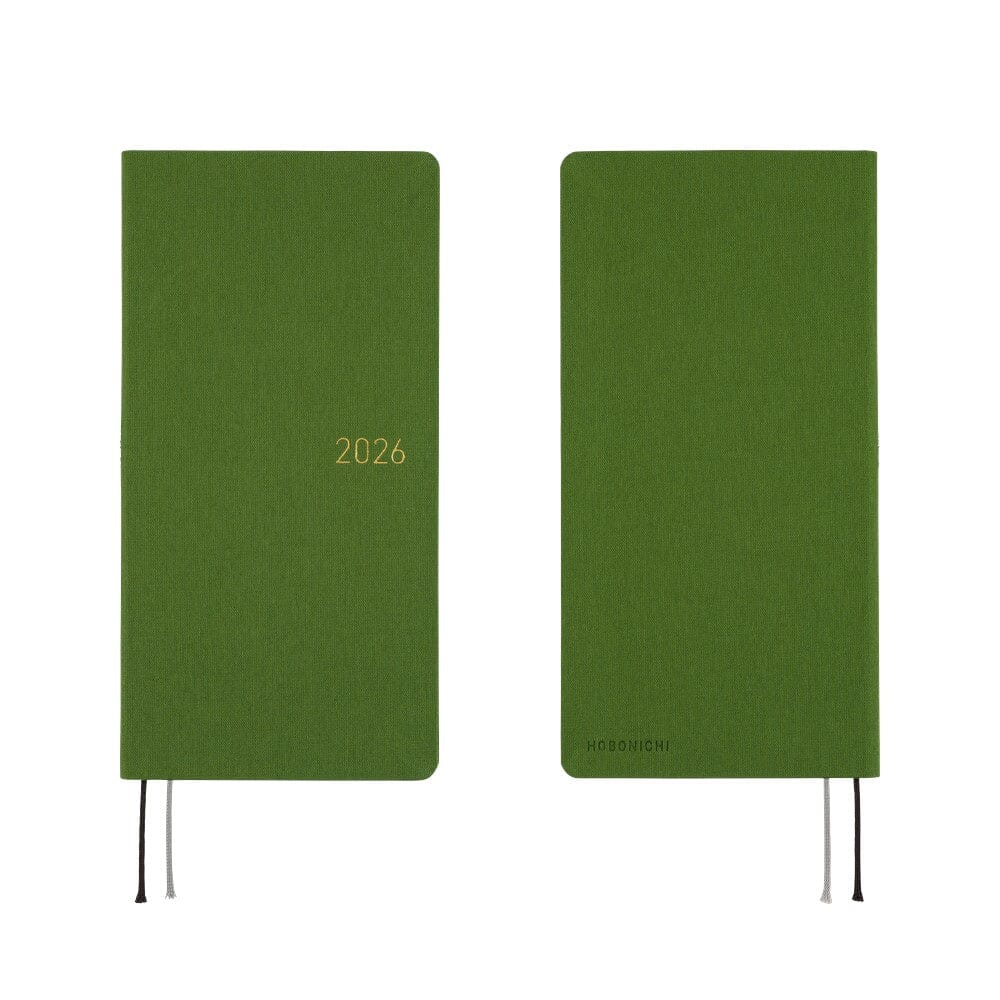 Hobonichi Techo 2026 Weeks: Antique Green Planner Hobonichi 