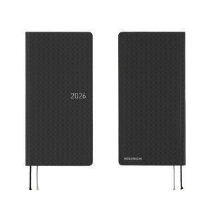 Hobonichi Techo 2026 Weeks: Paper Series: Black Gingham Planner Hobonichi 