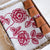 Linen Napkin + Leather Napkin Ring Gift Set Gift Set Papillon Press Rose Tan 