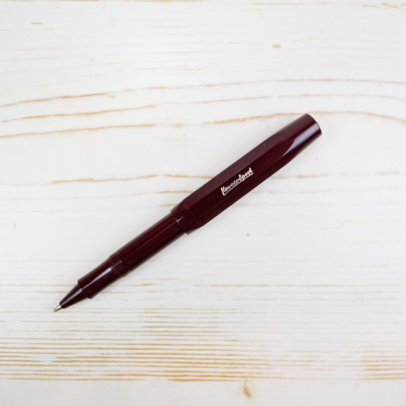 Kaweco Classic Sport Rollerball: Bordeaux Kaweco Pen Papillon Press 