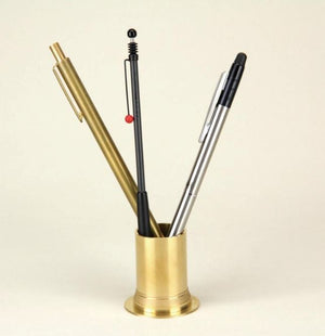 Brass Pen Stand - Multi-pen Pen Case Papillon Press 