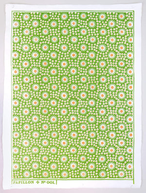 French Pinwheel Block Printed Sheet Block Printed Sheet Papillon Press 