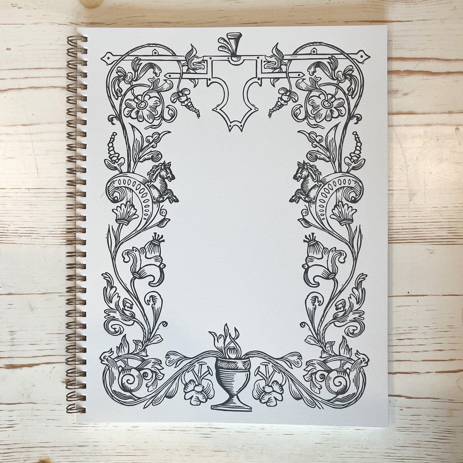 Wire Bound Notebook - Large Wire Bound Notebook Papillon Press 