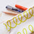 Pencil Case by LCQKS Pen Case Papillon Press Lime Loop de Loop 