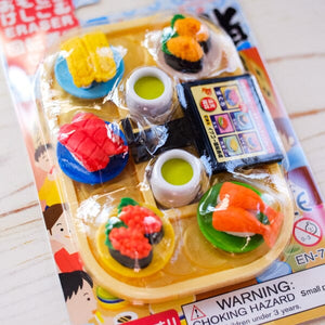 Iwako Eraser Set Eraser Iwako Sushi 