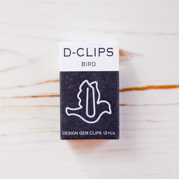 Midori D-Clips Mini Box: Bird D-Clip Papillon Press 