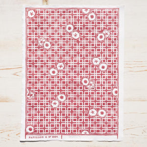 Japanese Camellia Block Print Art Print Papillon Press 