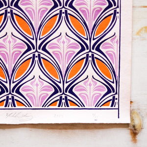 Nouveau Iris Print Art Print Papillon Press 