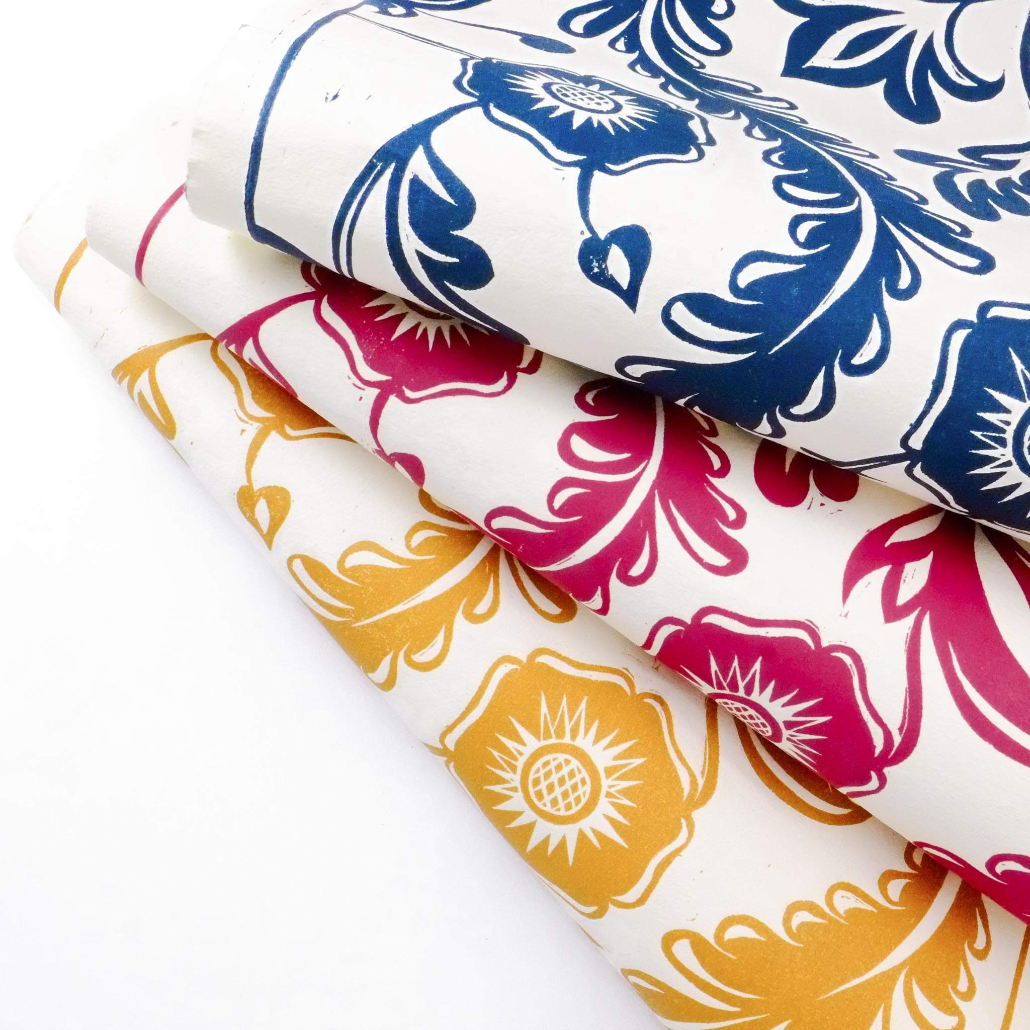 Papillon Flora Block Print - Papillon Press