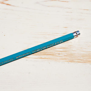 Vintage Berol Turquoise Pencils: 4H-4B Papillon Press 3H 