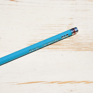 Vintage Berol Turquoise Pencils: 4H-4B Papillon Press 4B 