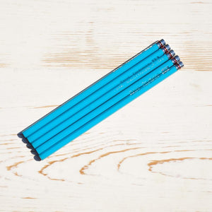 Vintage Berol Turquoise Pencils: 4H-4B Papillon Press 
