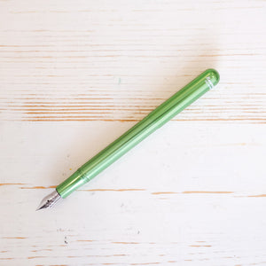 Liliput Fountain Pen: Green Aluminum Kaweco Pen Papillon Press 