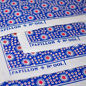 French Pinwheel Block Printed Sheet Block Printed Sheet Papillon Press Égalité 