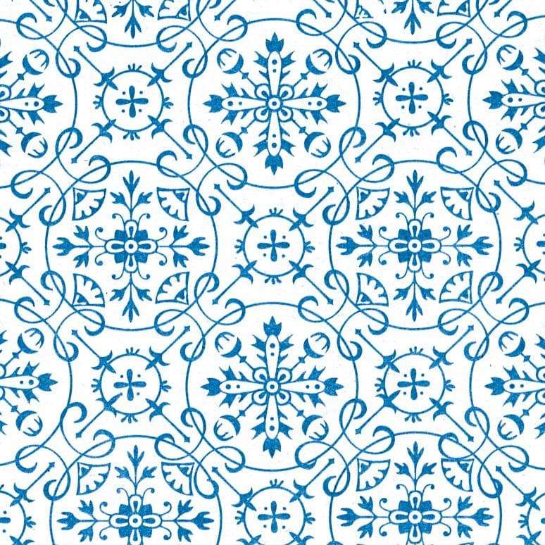 Dutch Patterned Paper Dutch Ornamental Sheet: Pack of 5 - Papillon Press