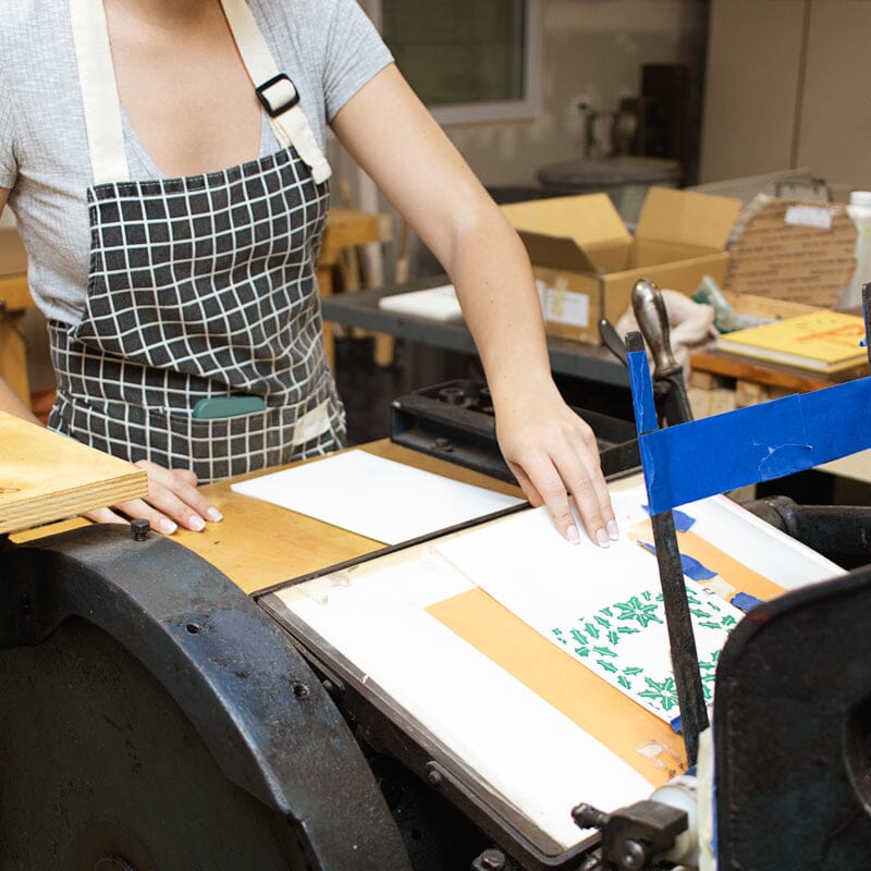 Intro to Letterpress Printing Class Papillon Press 