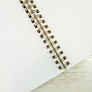 American Victorian Wire-Bound Notebook Wire Bound Notebook Papillon Press 