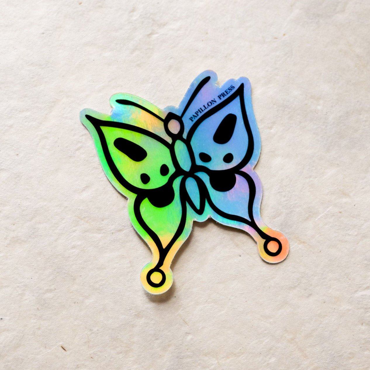 Papillon Sticker- Holographic