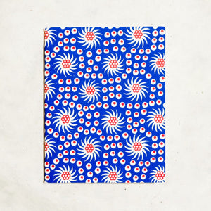 French Pinwheel Mini Letterpress Notebook Block Printed Notebook Papillon Press Égalité 