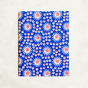 French Pinwheel Mini Letterpress Notebook: Set of 3 Block Printed Notebook Papillon Press 