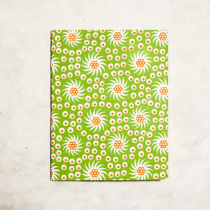 French Pinwheel Mini Letterpress Notebook: Set of 3 Block Printed Notebook Papillon Press 