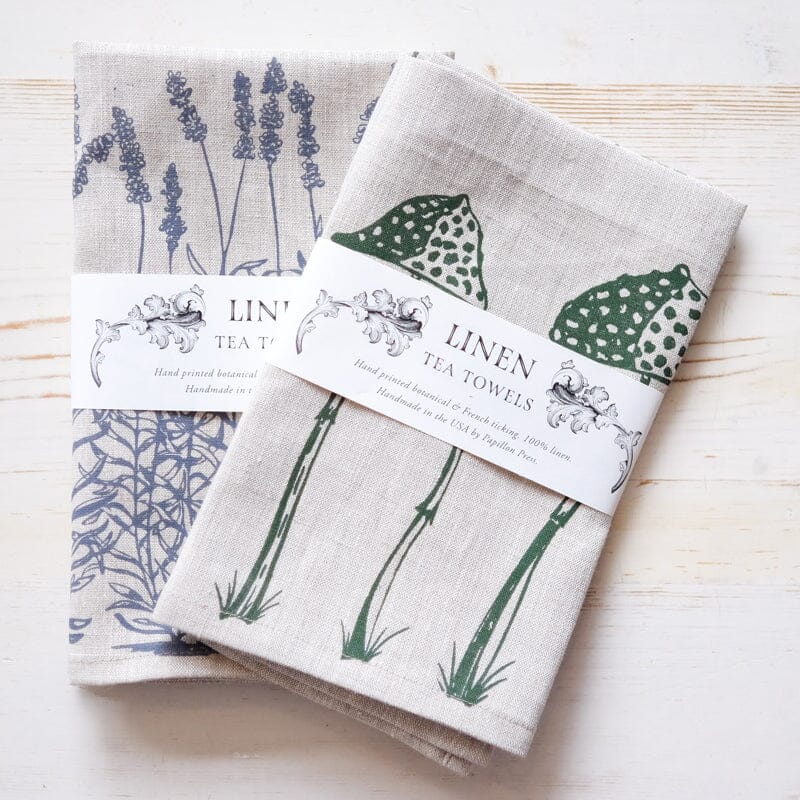 Linen Tea Towel Set - Papillon Press