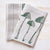 Linen Tea Towel Set Tea Towel Papillon Press Mushroom 