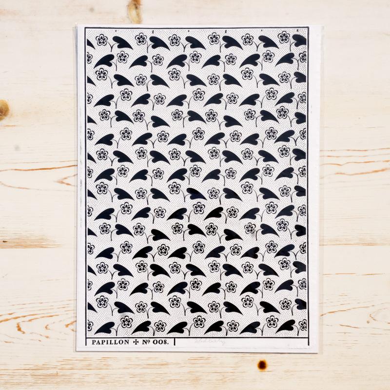 fleur-et-coeur-block-print-papillon-press for Free Printable Gray Block Paper Fleur et Coeur Block Print - Papillon Press for Free Printable Gray Block Paper